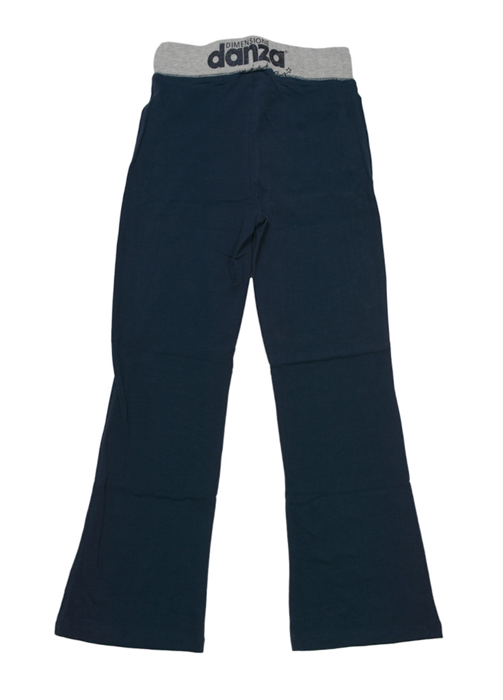 Синие кэжуал демисезонные клеш брюки Danza