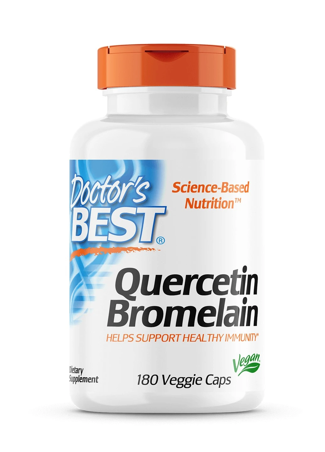 Кверцетин і Бромелайн, Quercetin Bromelain,, 180 капсул Doctor's Best (255409836)