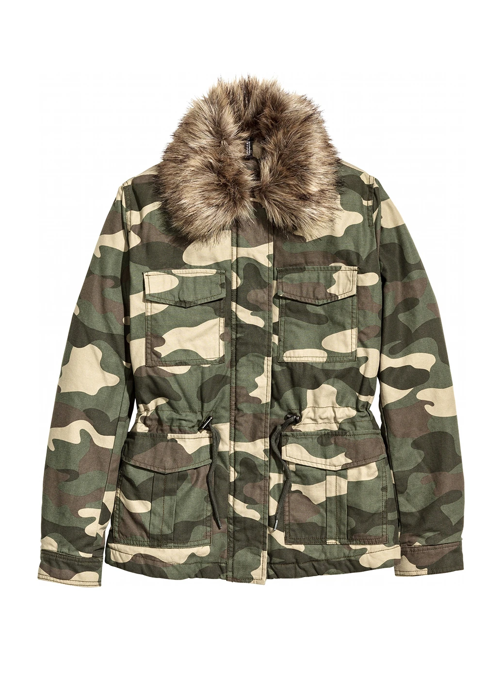 Оливкова (хакі) демісезонна куртка H&M