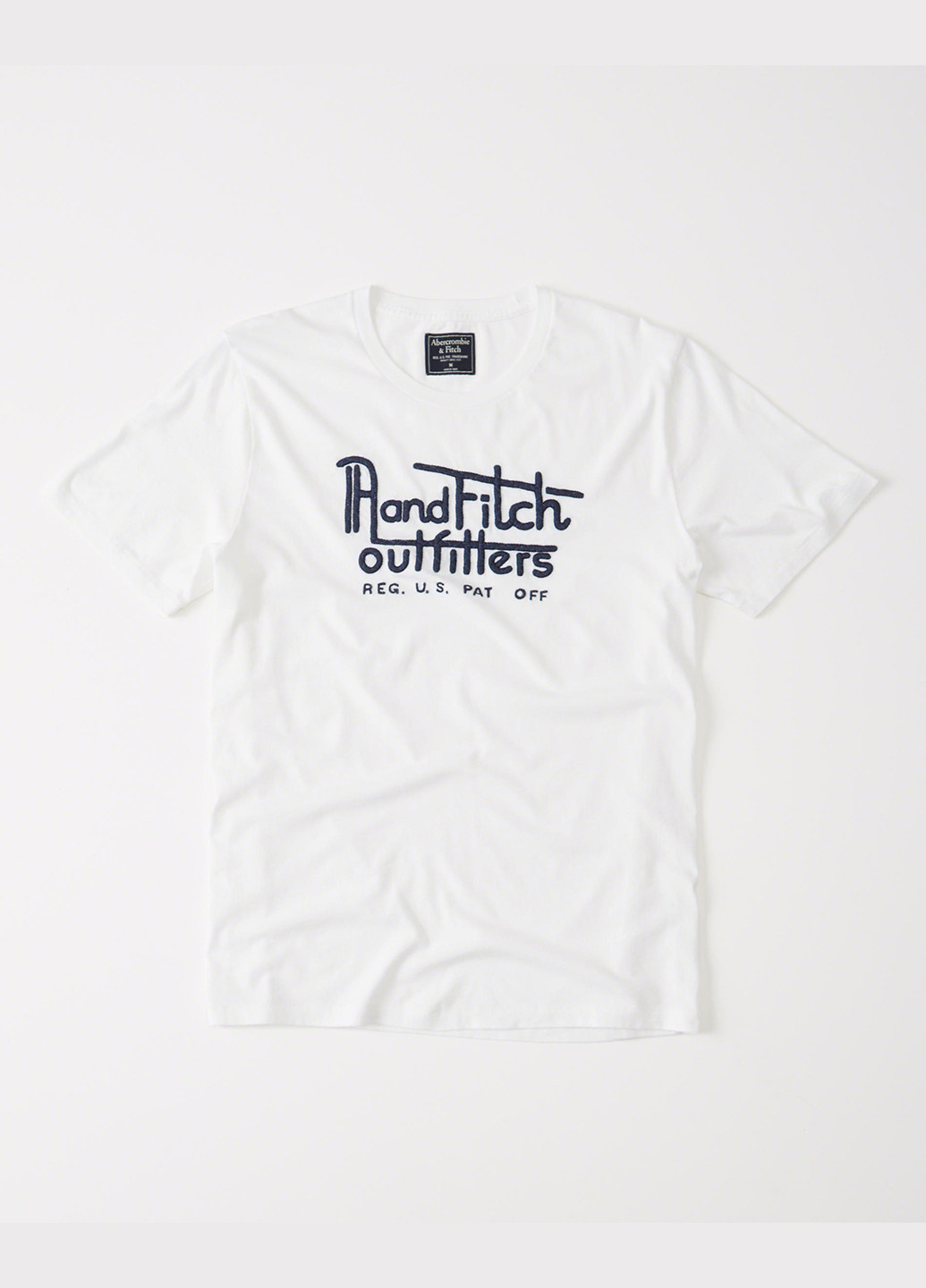 Біла футболка Abercrombie & Fitch