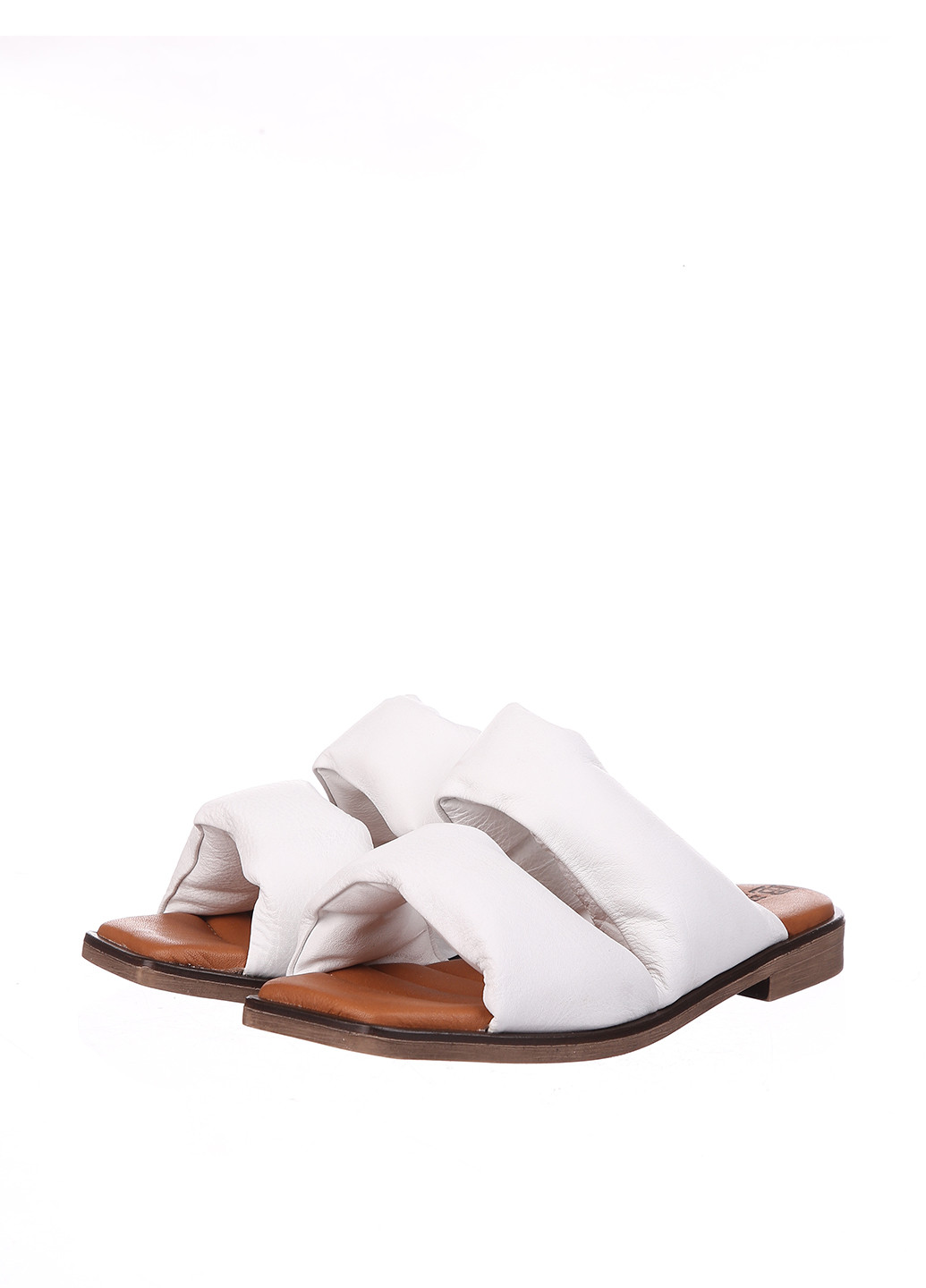 Белые шлепанцы Blizzarini