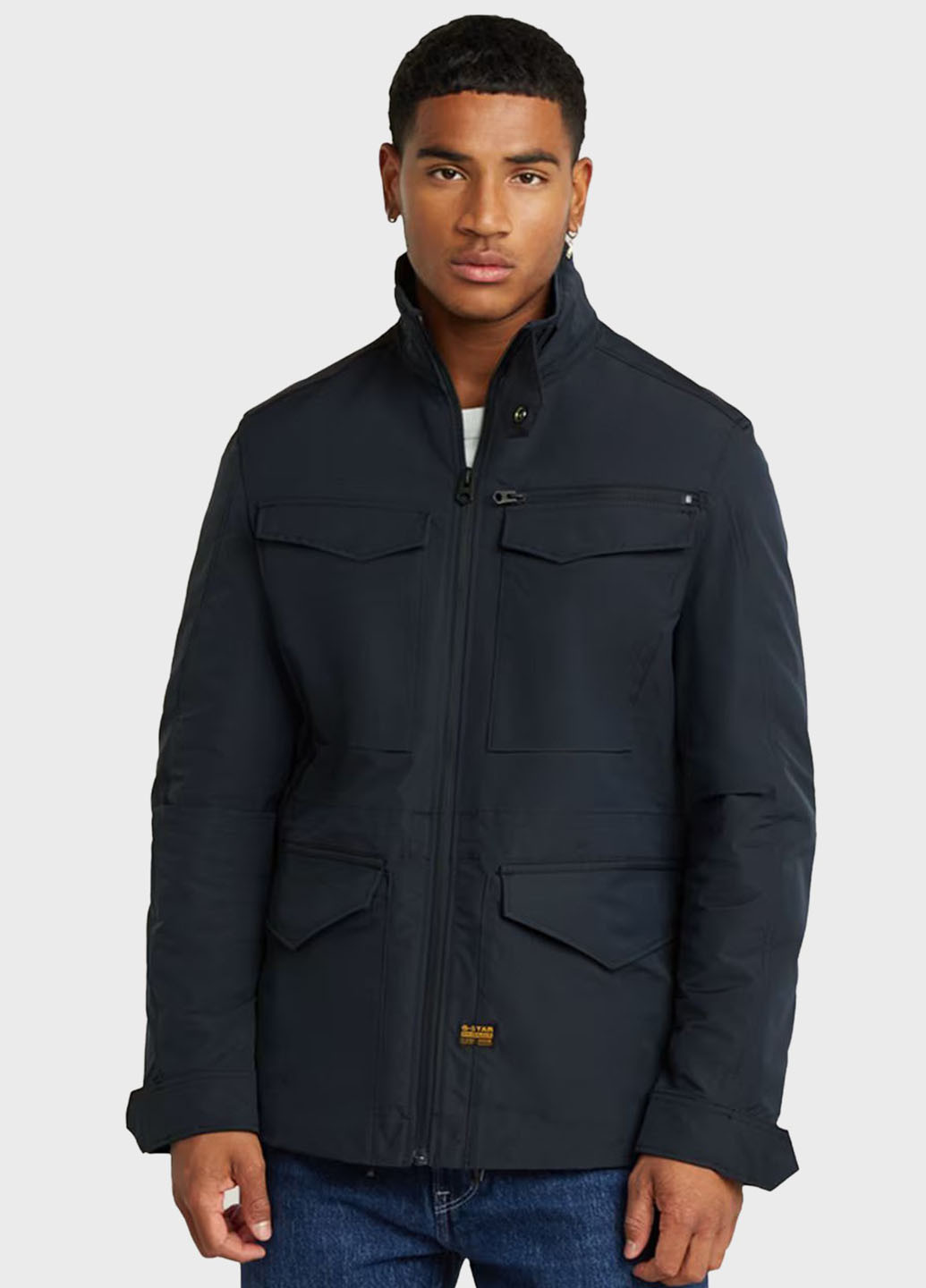 Темно-синя демісезонна куртка G-Star Raw