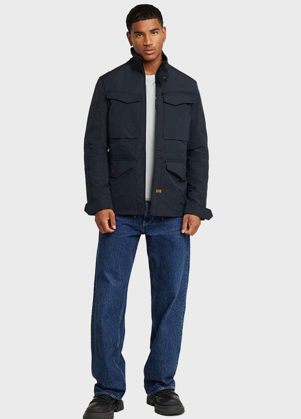 Темно-синя демісезонна куртка G-Star Raw