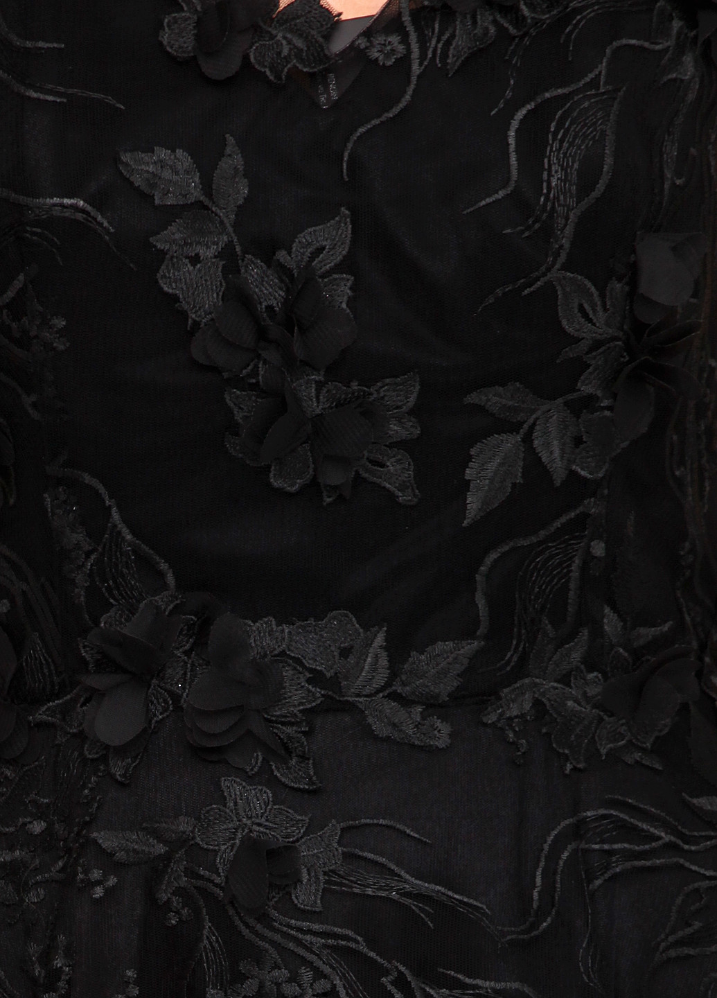 Чорна вечірня сукня Rengin фактурна
