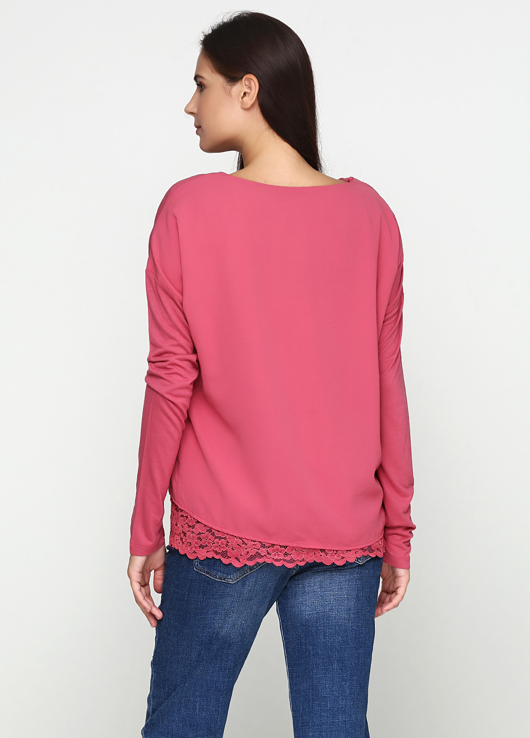 Темно-рожева демісезонна блуза Street One