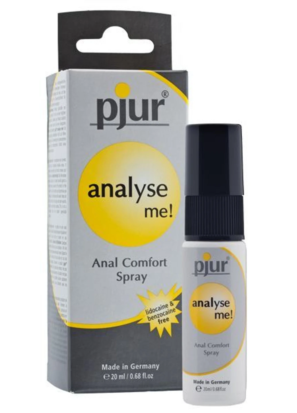 Расслабляющий анальный спрей analyse me! 20 мл с пантенолом и алоэ Pjur (251864341)