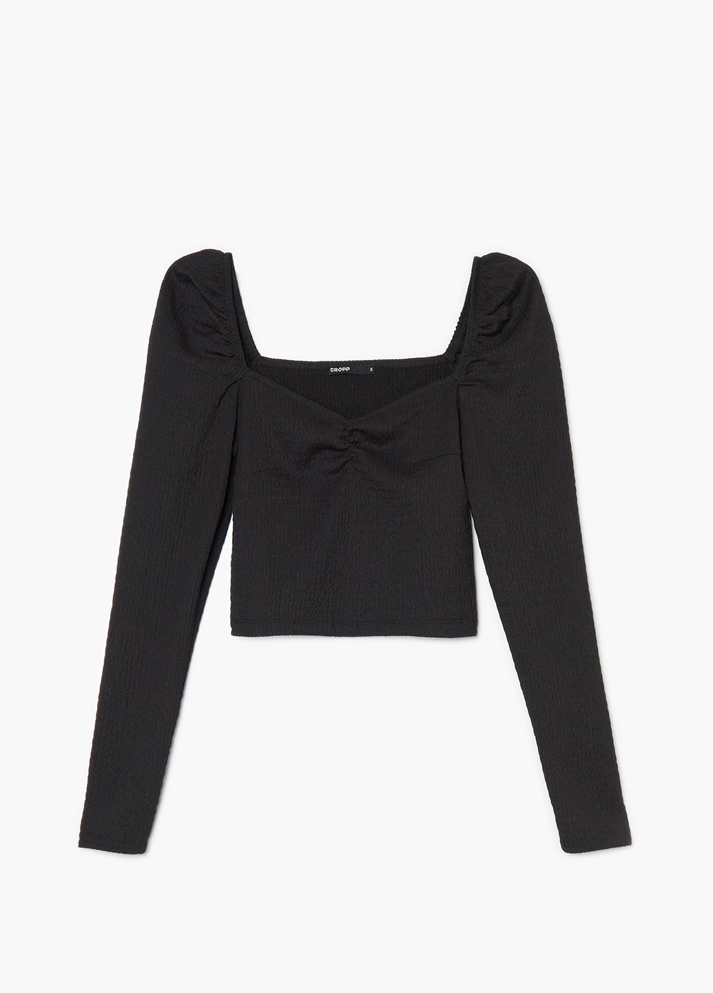 Черная демисезонная блуза Cropp