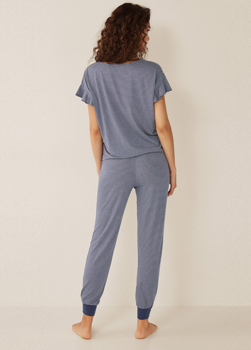 Синяя всесезон пижама (футболка, брюки) футболка + шорты Women'secret