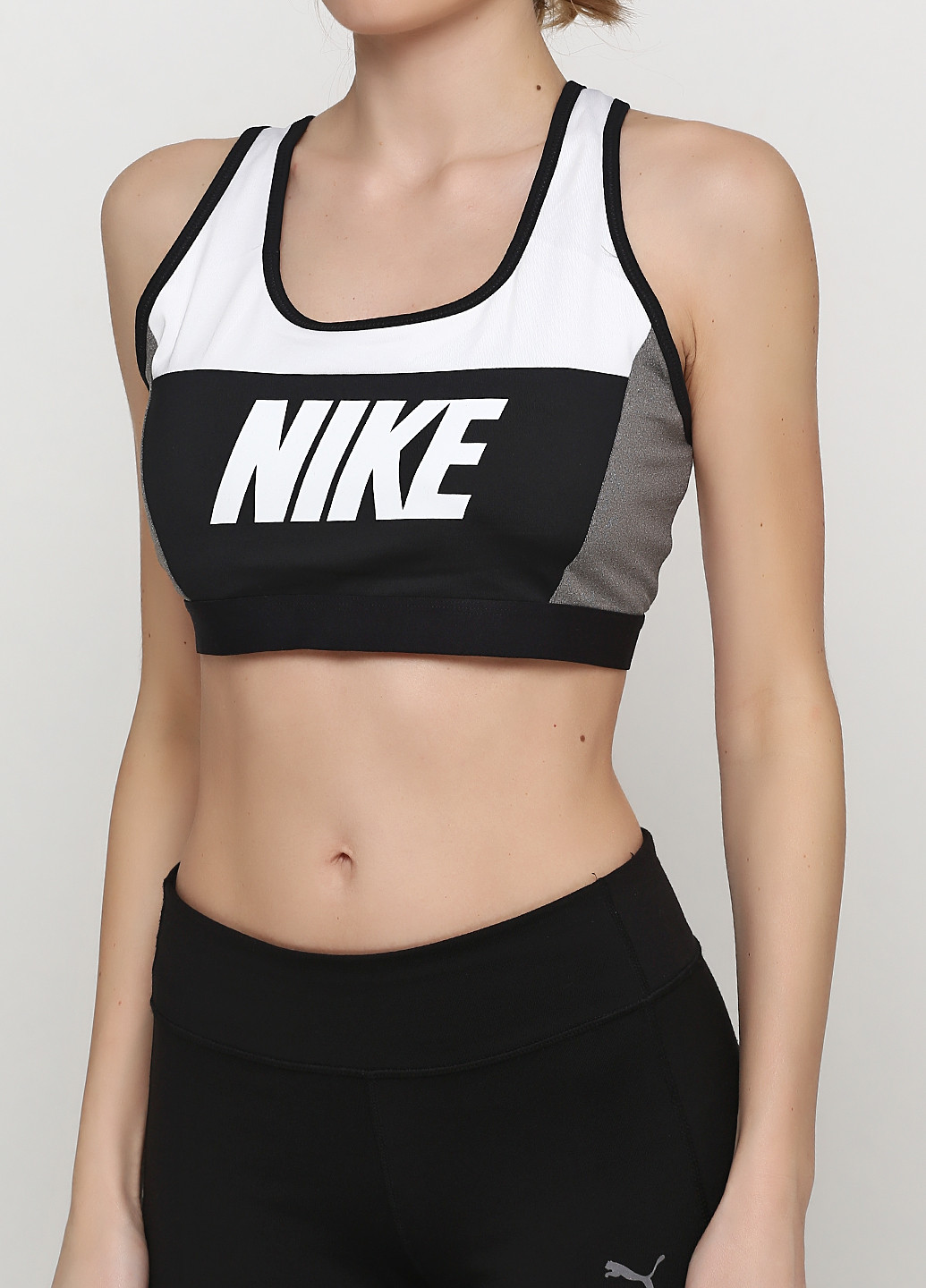 Топ Nike логотипи чорно-білі спортивні трикотаж