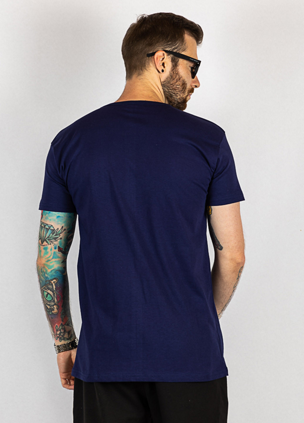 Темно-синяя футболка Time of Style