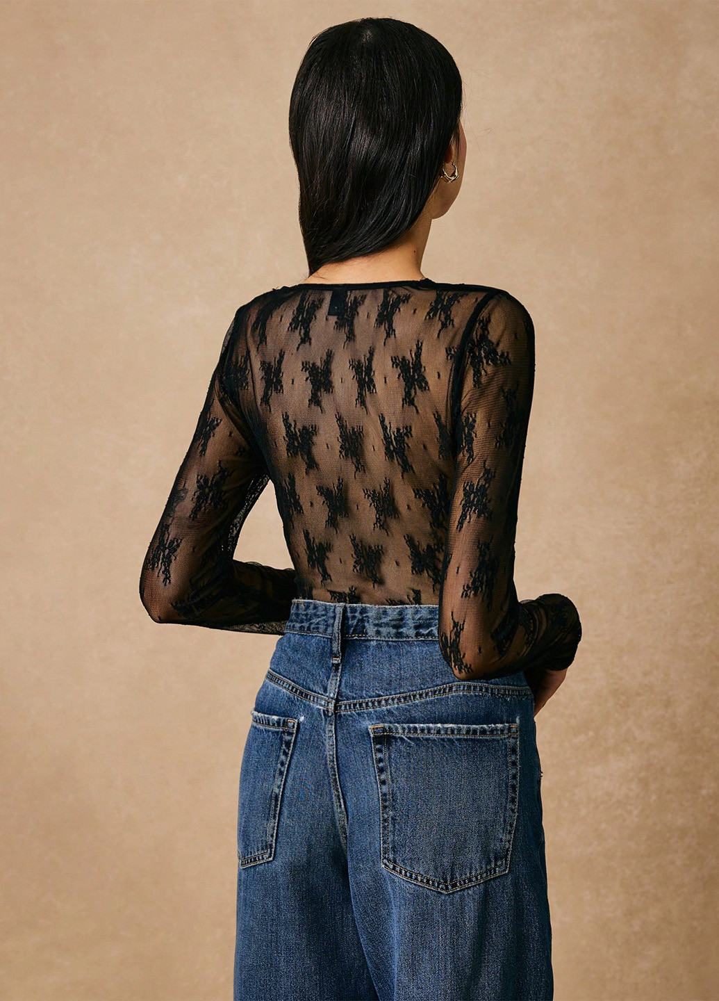 Чорна блуза SHEIN