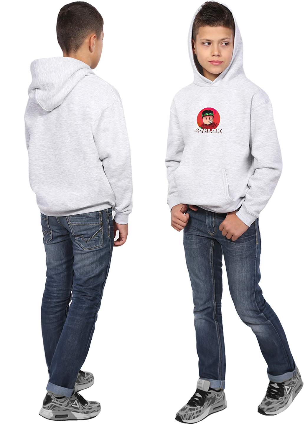 Худі для хлопчика Рік і Морті (Rick and Morty) Кенгуру дитячий (9298-1228) MobiPrint (219027575)