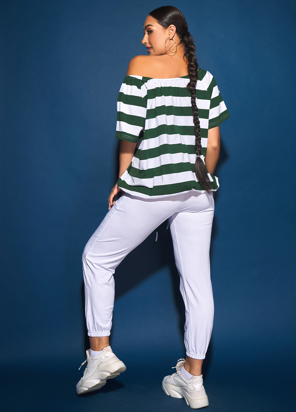 Зелений літній комплект (футболка, штани) LibeAmore