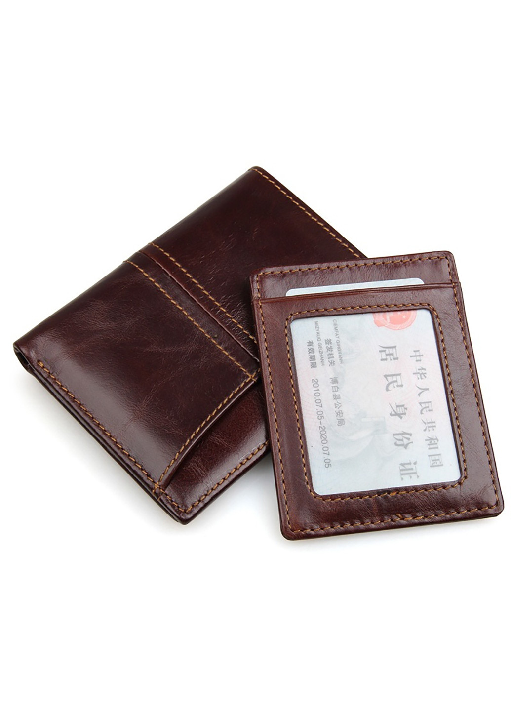 Мужской кожаный кошелек 9,5x12,5 см Vintage (252130793)