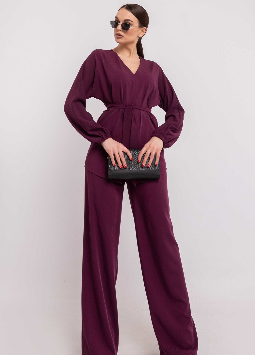 Фиолетовые летние брюки Ри Мари