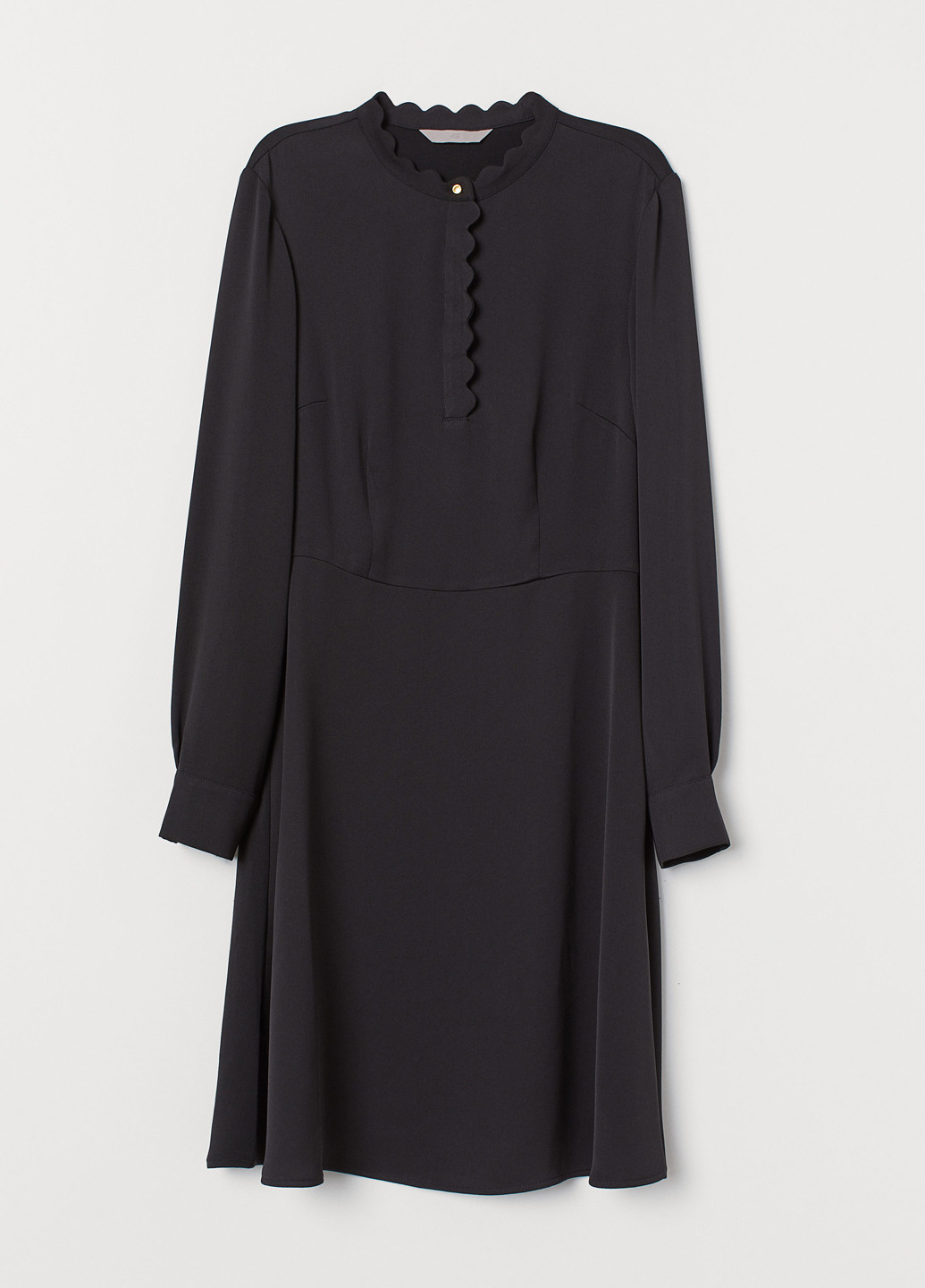 Чорна сукня H&M однотонна