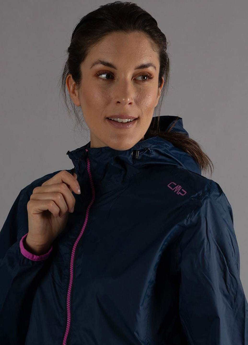 Вітровка WOMAN JACKET RAIN FIX HOOD CMP (331601862}