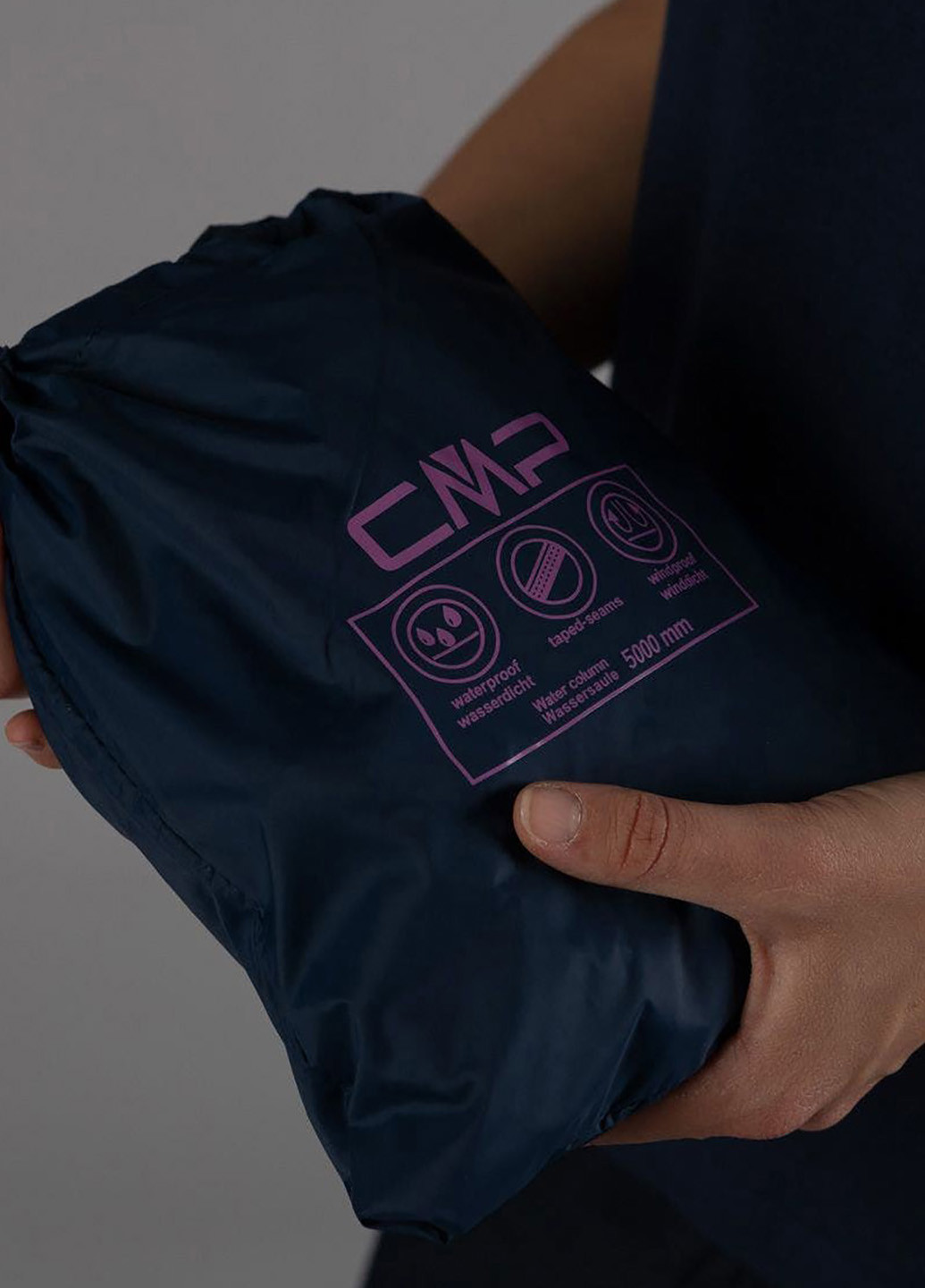 Вітровка WOMAN JACKET RAIN FIX HOOD CMP (331601862}