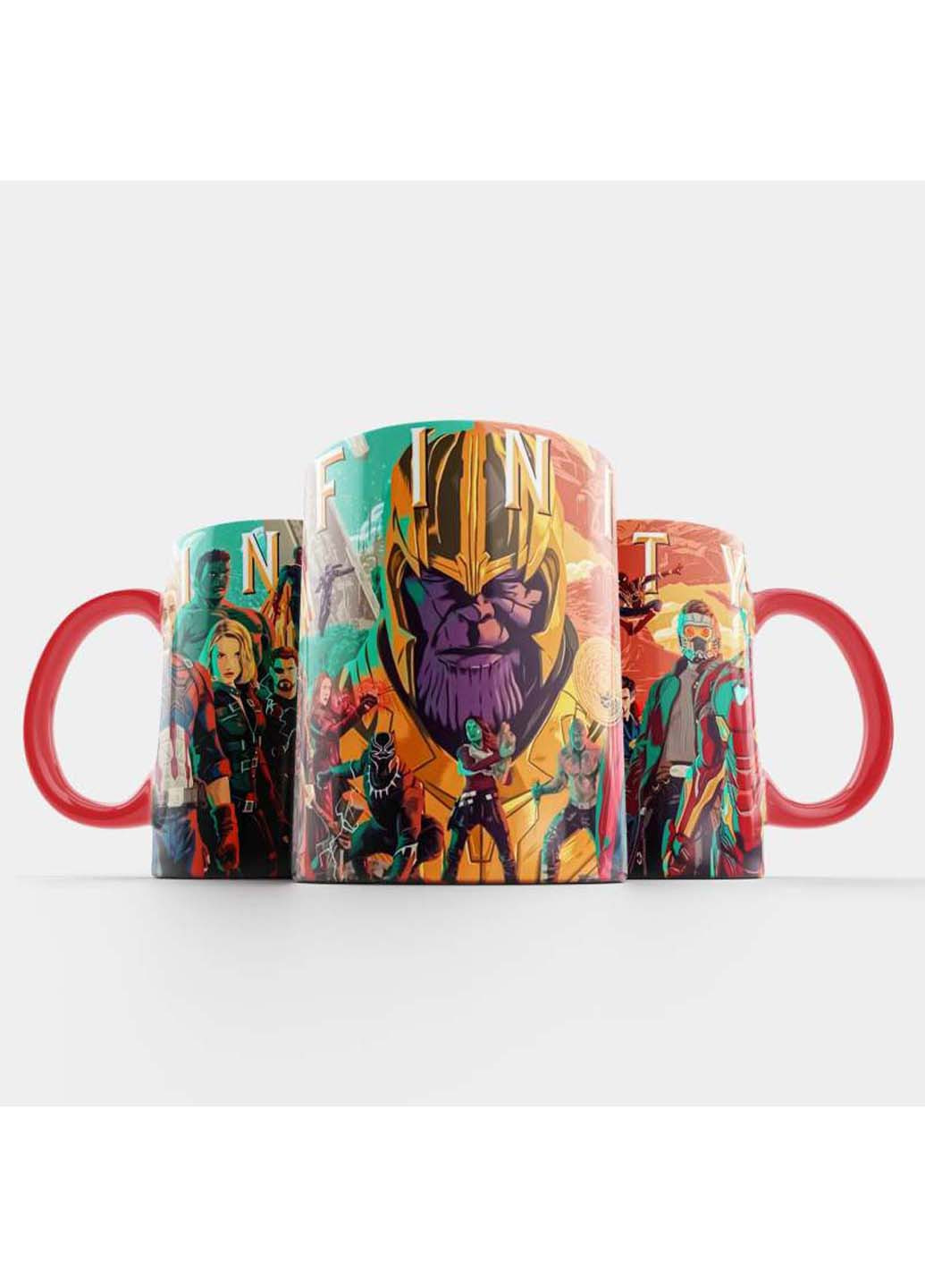 Чашка Fan Girl Война бесконечности Марвел - Marvel 330 мл (254914721)