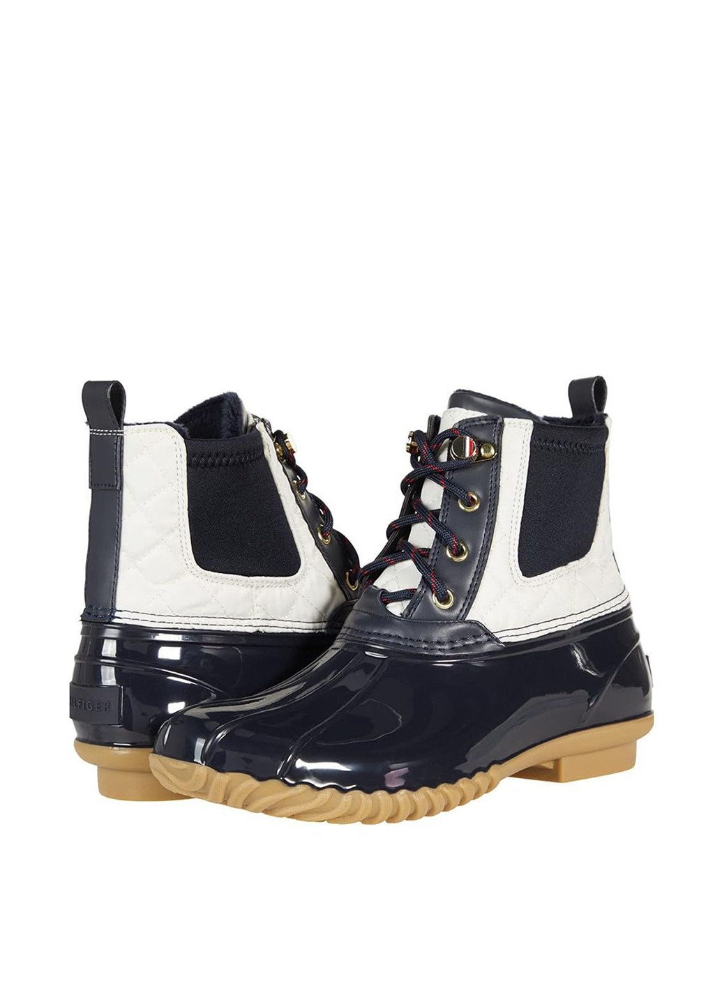 Осенние ботинки Tommy Hilfiger из искусственной кожи, тканевые, резиновые