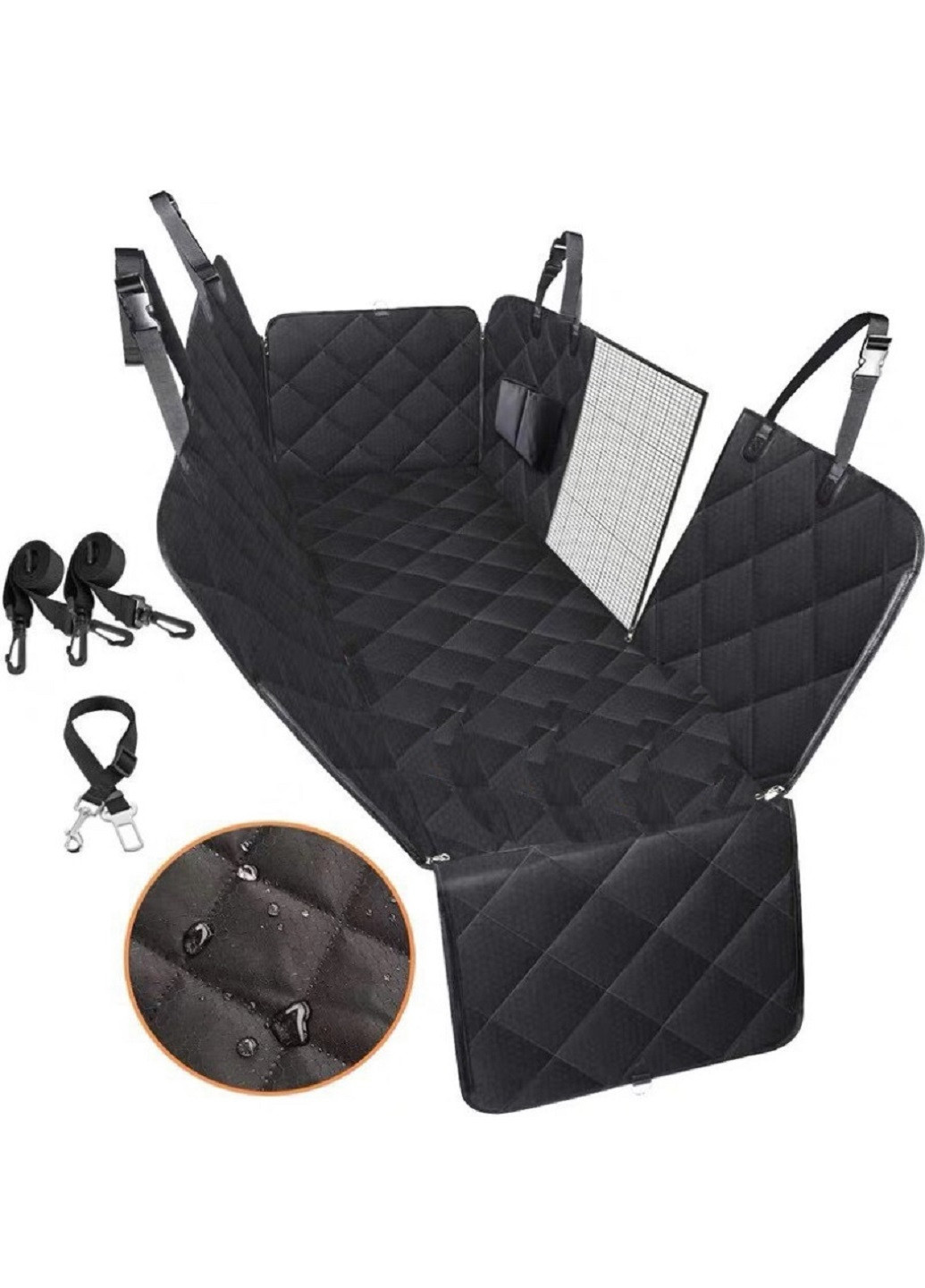 Водонепроницаемый автомобильный гамак накидка чехол на заднее сидение авто для перевозки животных собак кошек (80716-Нов) Francesco Marconi (252270264)