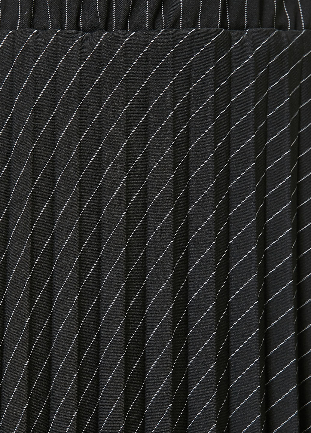 Черно-белая кэжуал в полоску юбка KOTON плиссе