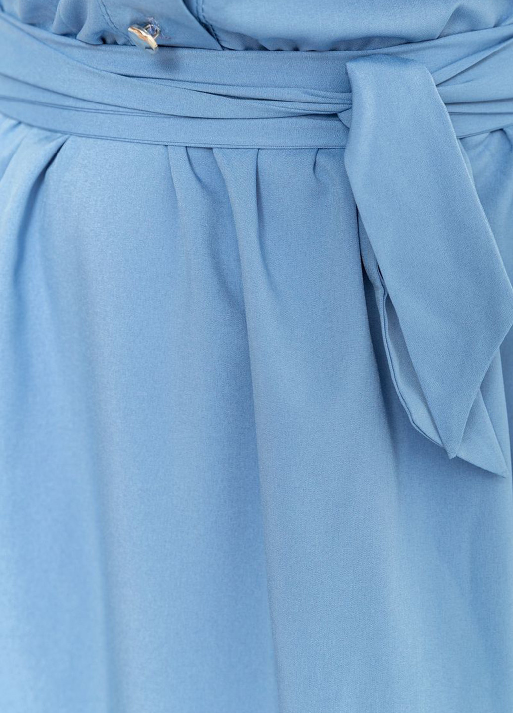Голубое кэжуал платье Ager однотонное