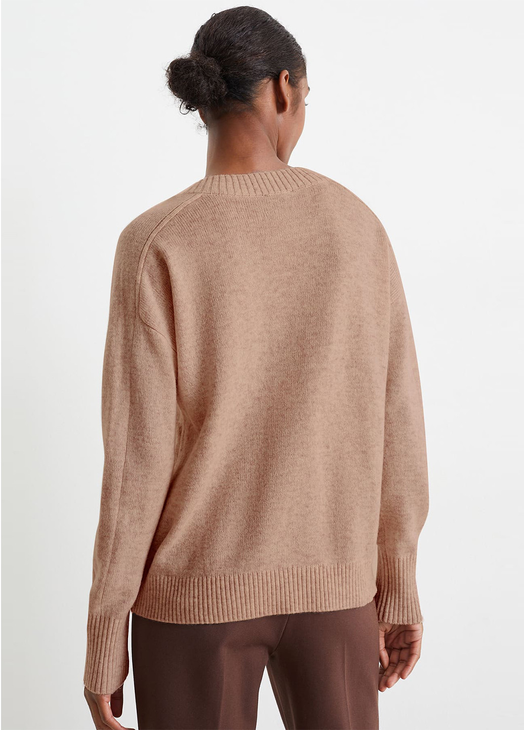 Бежевый демисезонный пуловер пуловер C&A