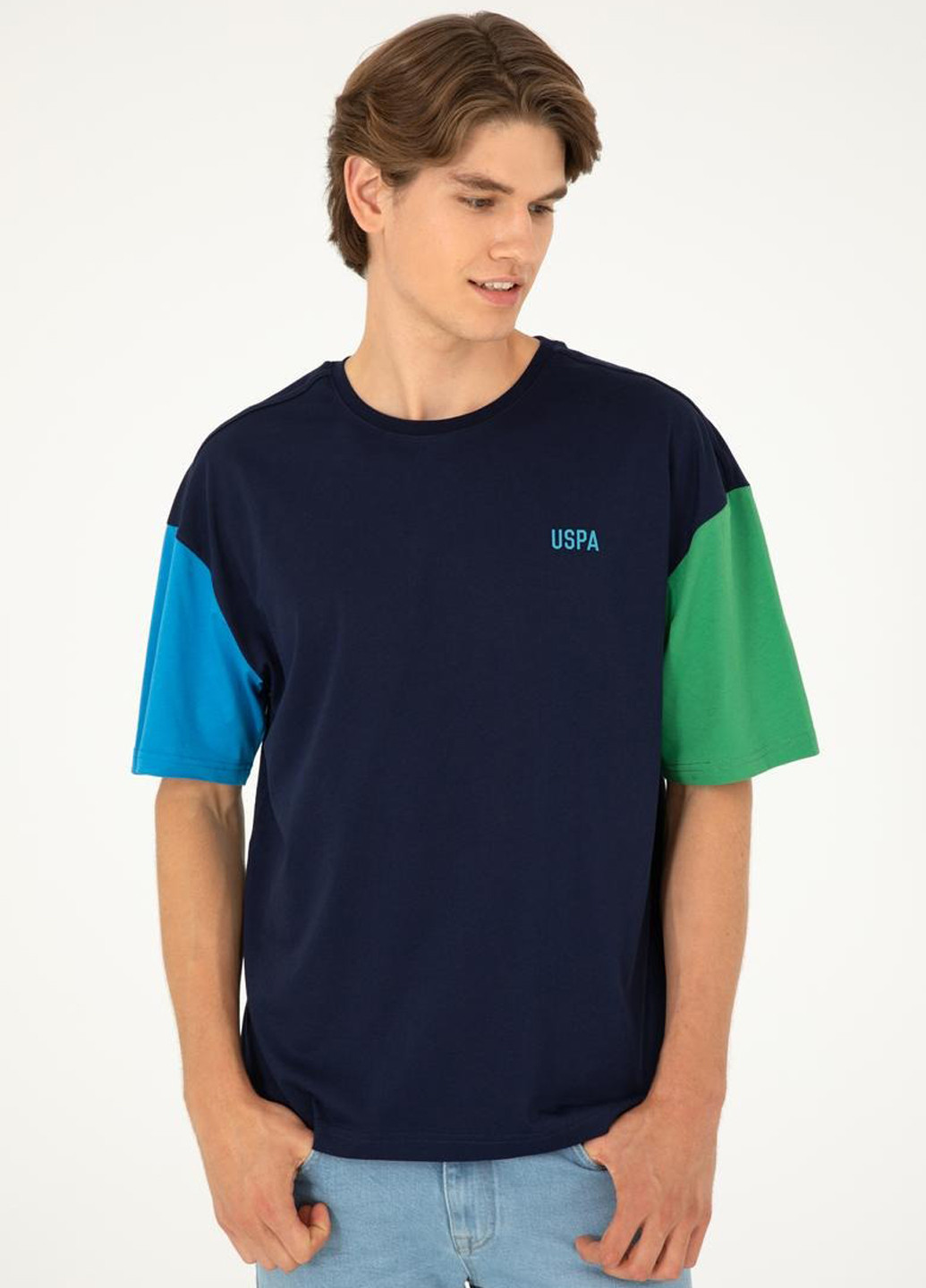 Темно-синя футболка U.S. Polo Assn.