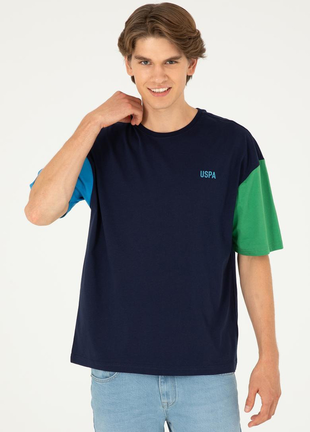 Темно-синя футболка U.S. Polo Assn.