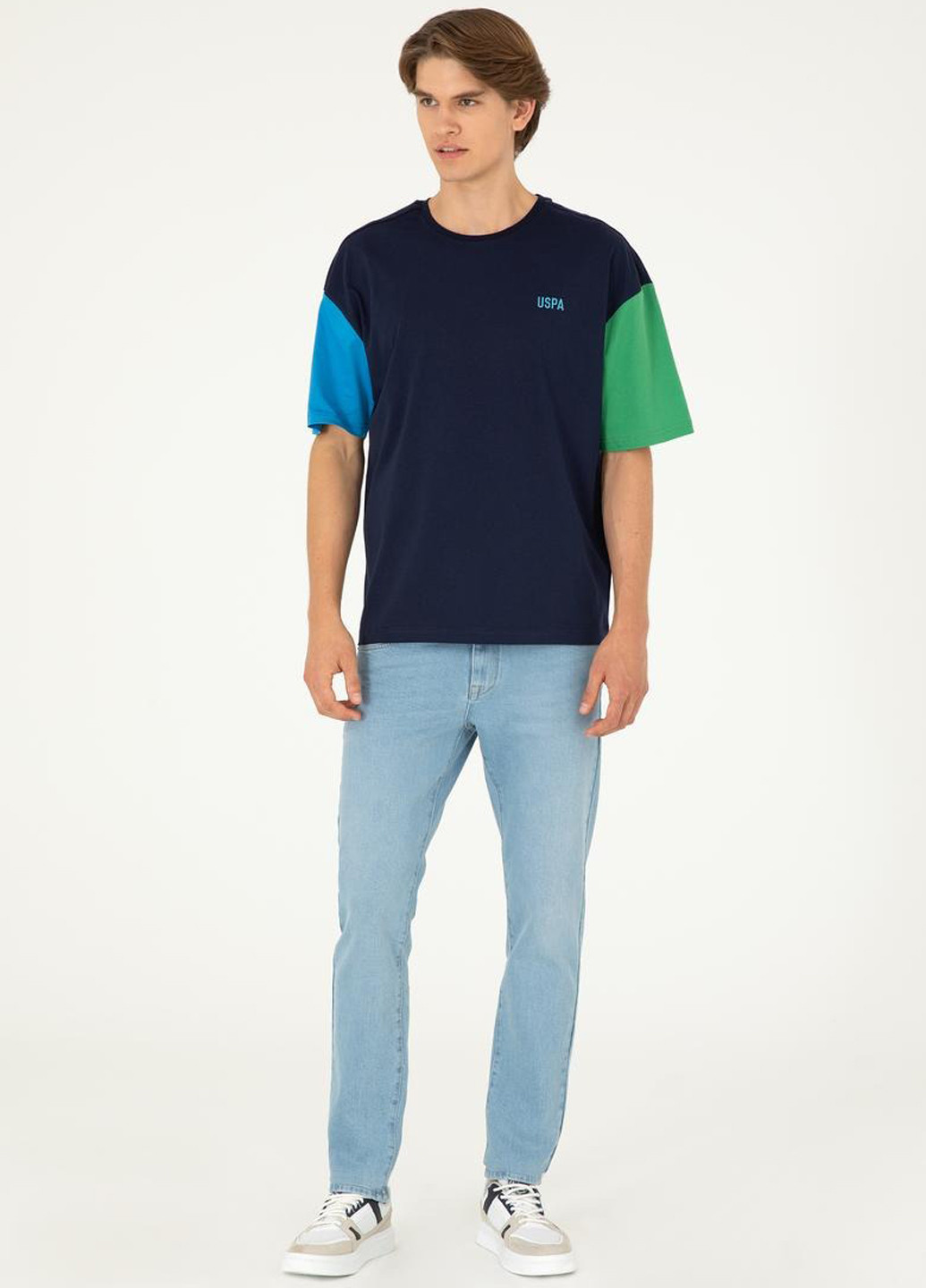 Темно-синя футболка U.S. Polo Assn.