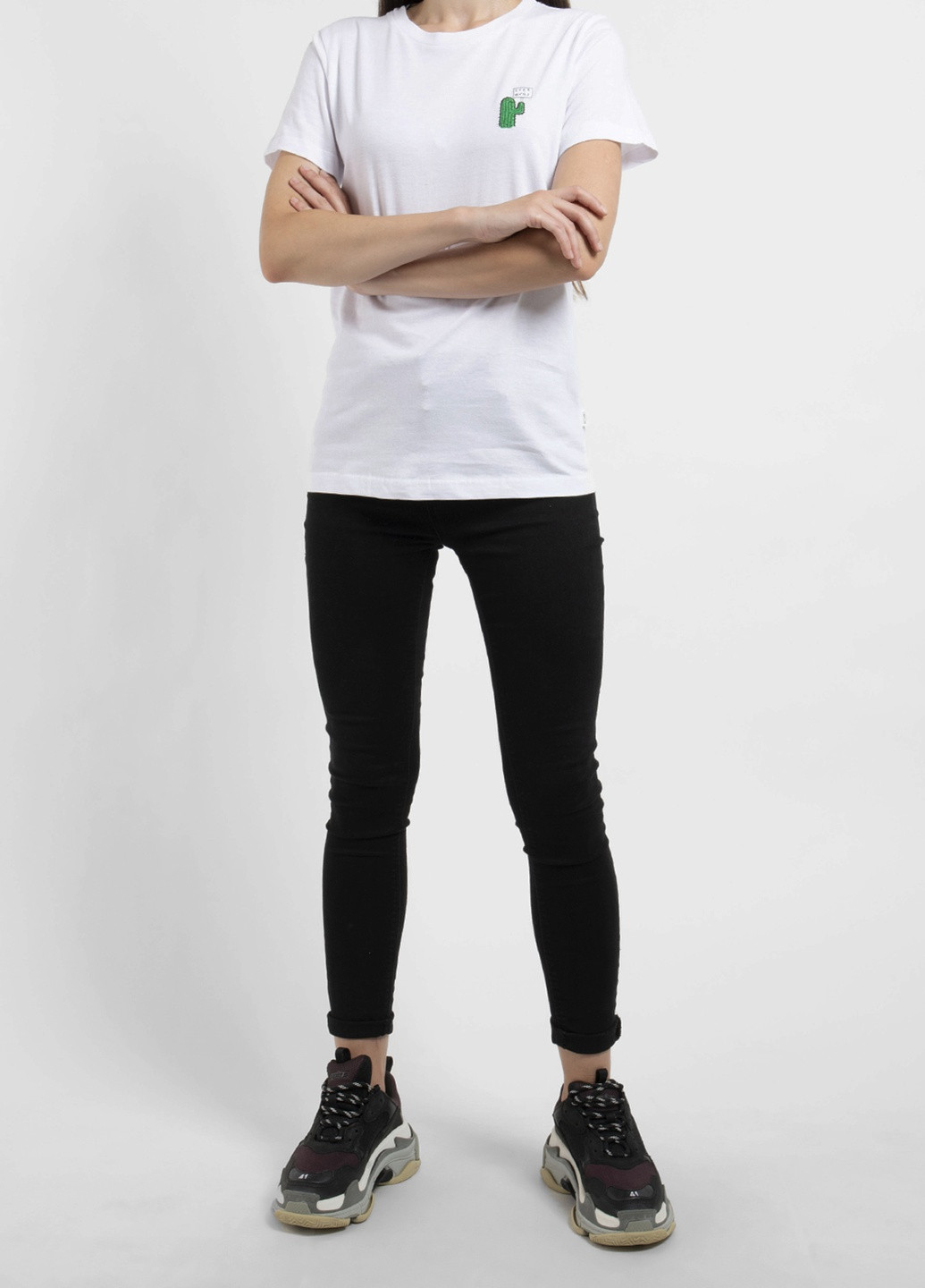 Белая футболка с вышивкой Ko Samui - (250382497)