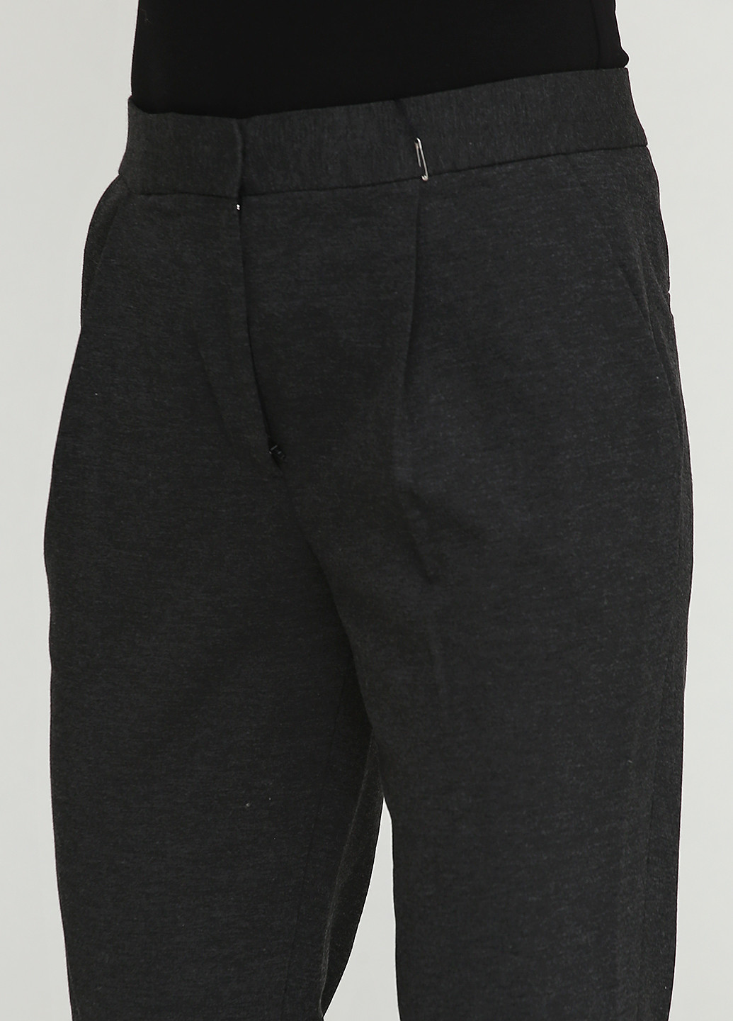 Темно-серые кэжуал демисезонные зауженные брюки By Malene Birger