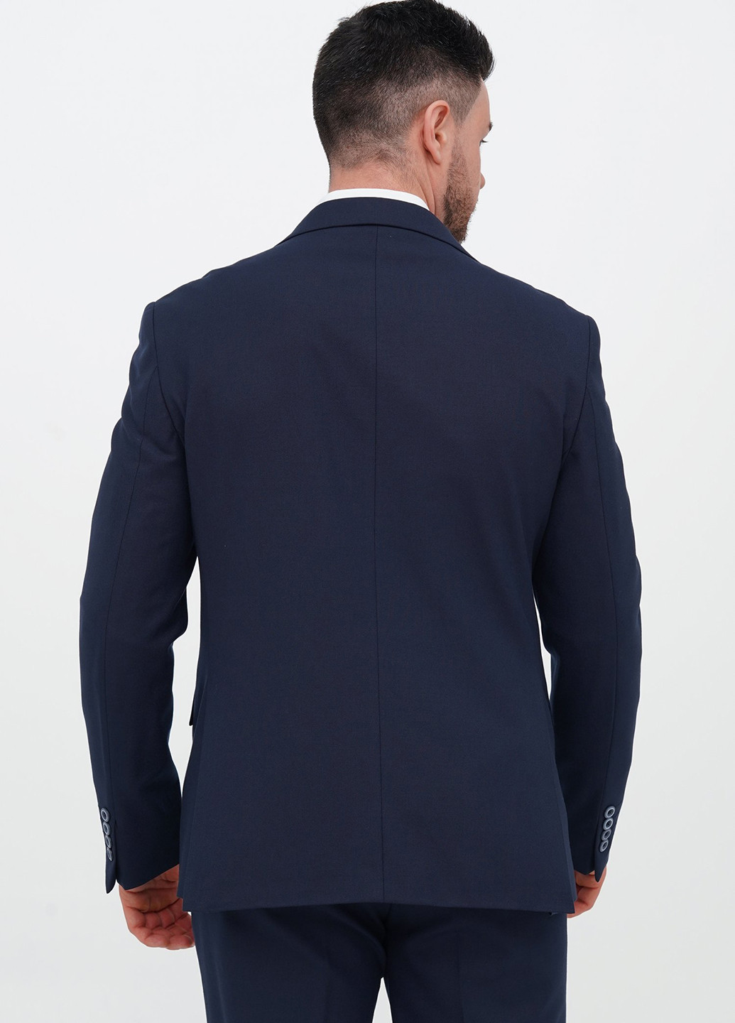 Синій демісезонний костюм (піджак, штани) брючний Trend Collection