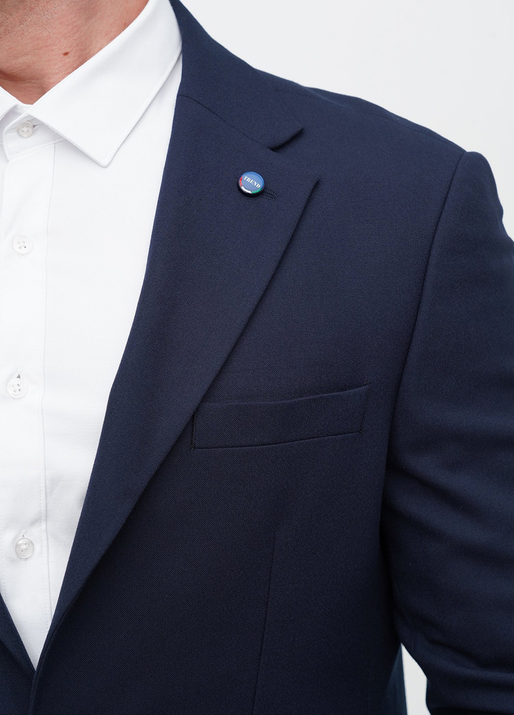 Синій демісезонний костюм (піджак, штани) брючний Trend Collection