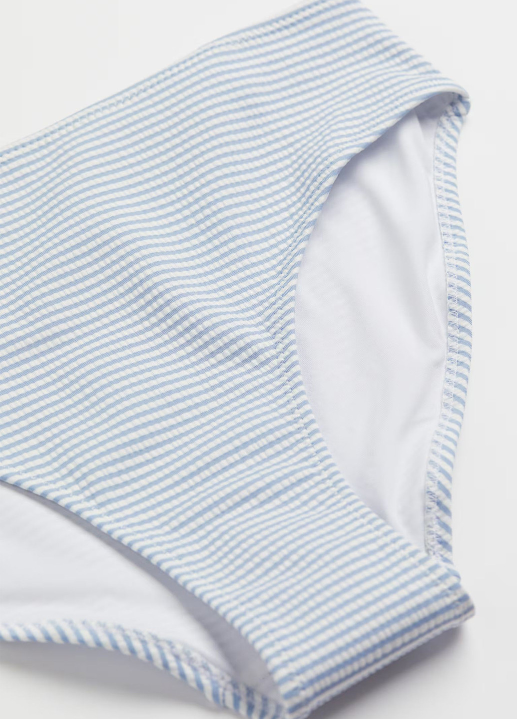 Белые купальные трусики в полоску H&M