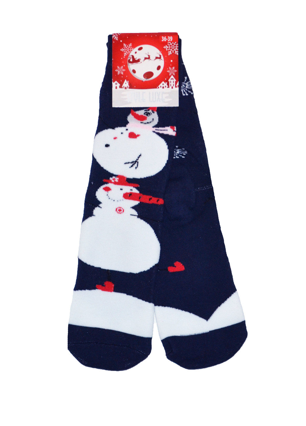 Шкарпетки Style Luxe новорічні темно-сині повсякденні
