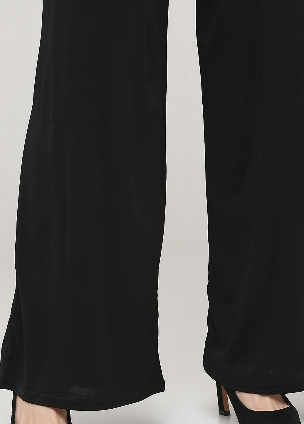 Комбинезон Lipsy комбинезон-брюки однотонный чёрный вечерний полиэстер