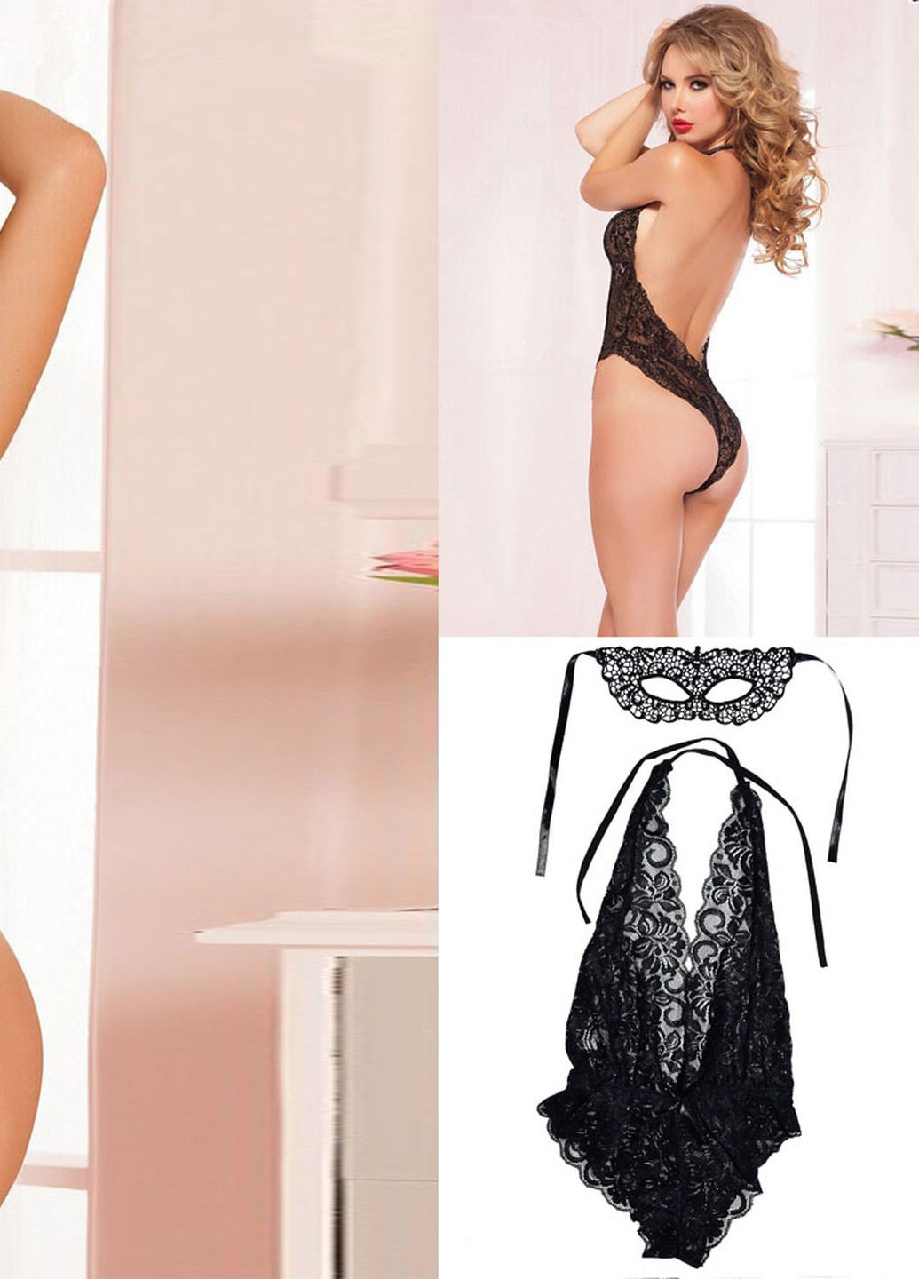Сексуальный соблазнительный эротический игровой костюм Незнакомка – эротическое белье Langsha (252341420)