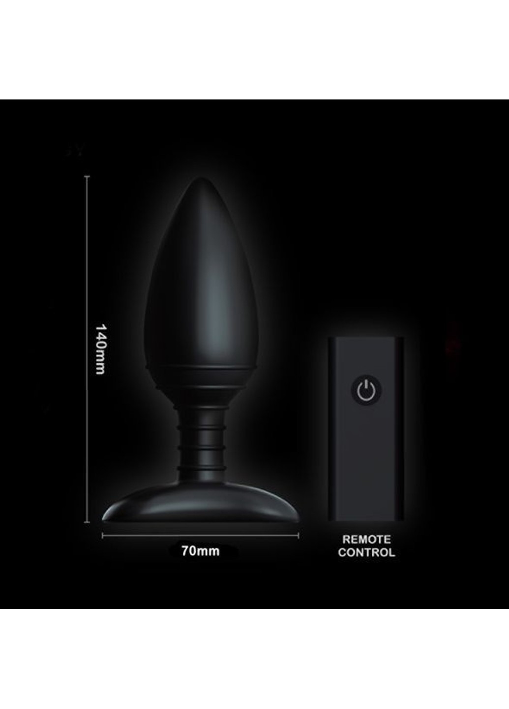 Анальная вибропробка ACE Medium, с пультом ДУ, макс. диаметр 4см Nexus (254953798)