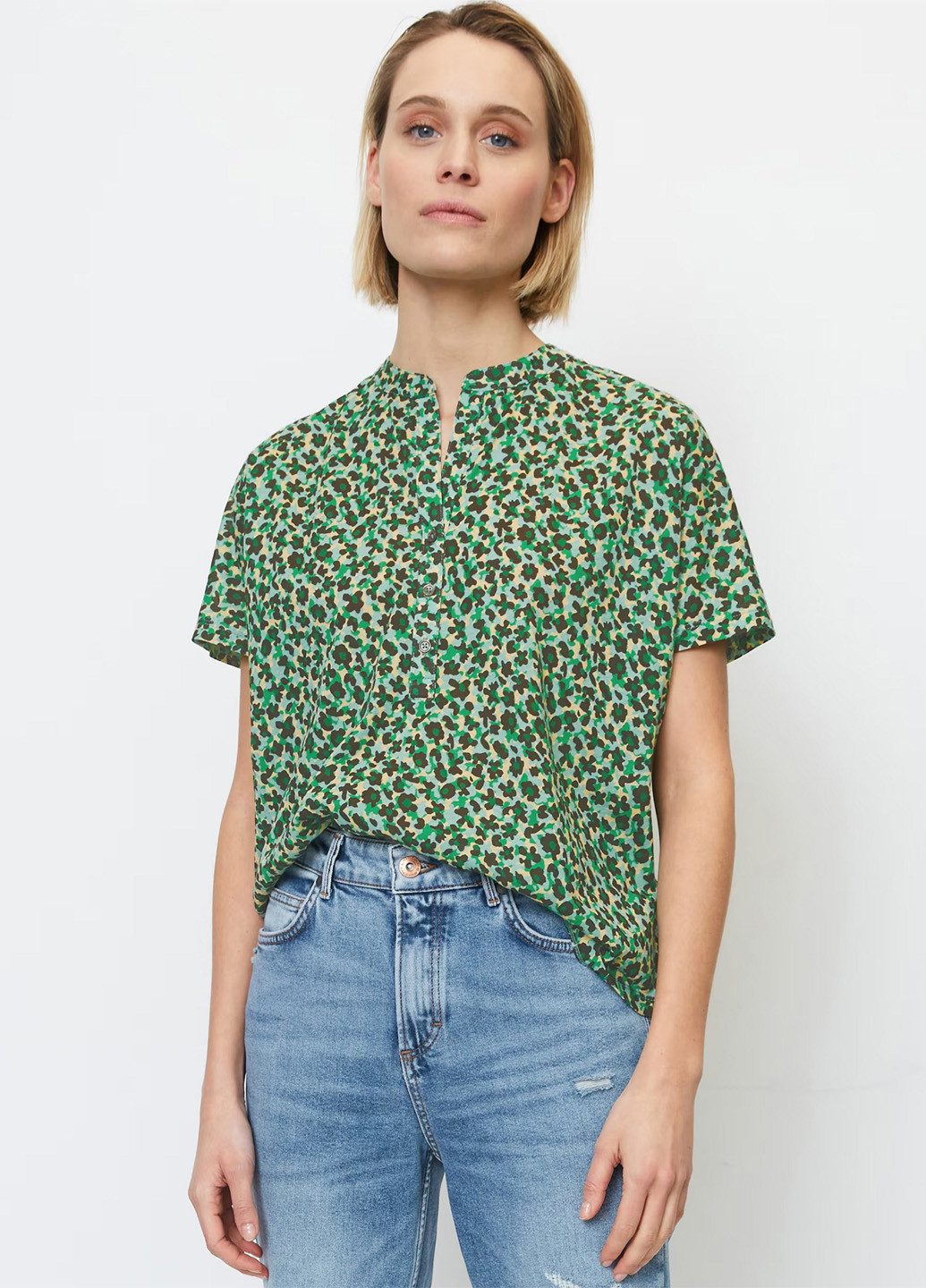 Комбинированная блуза Marc O'Polo