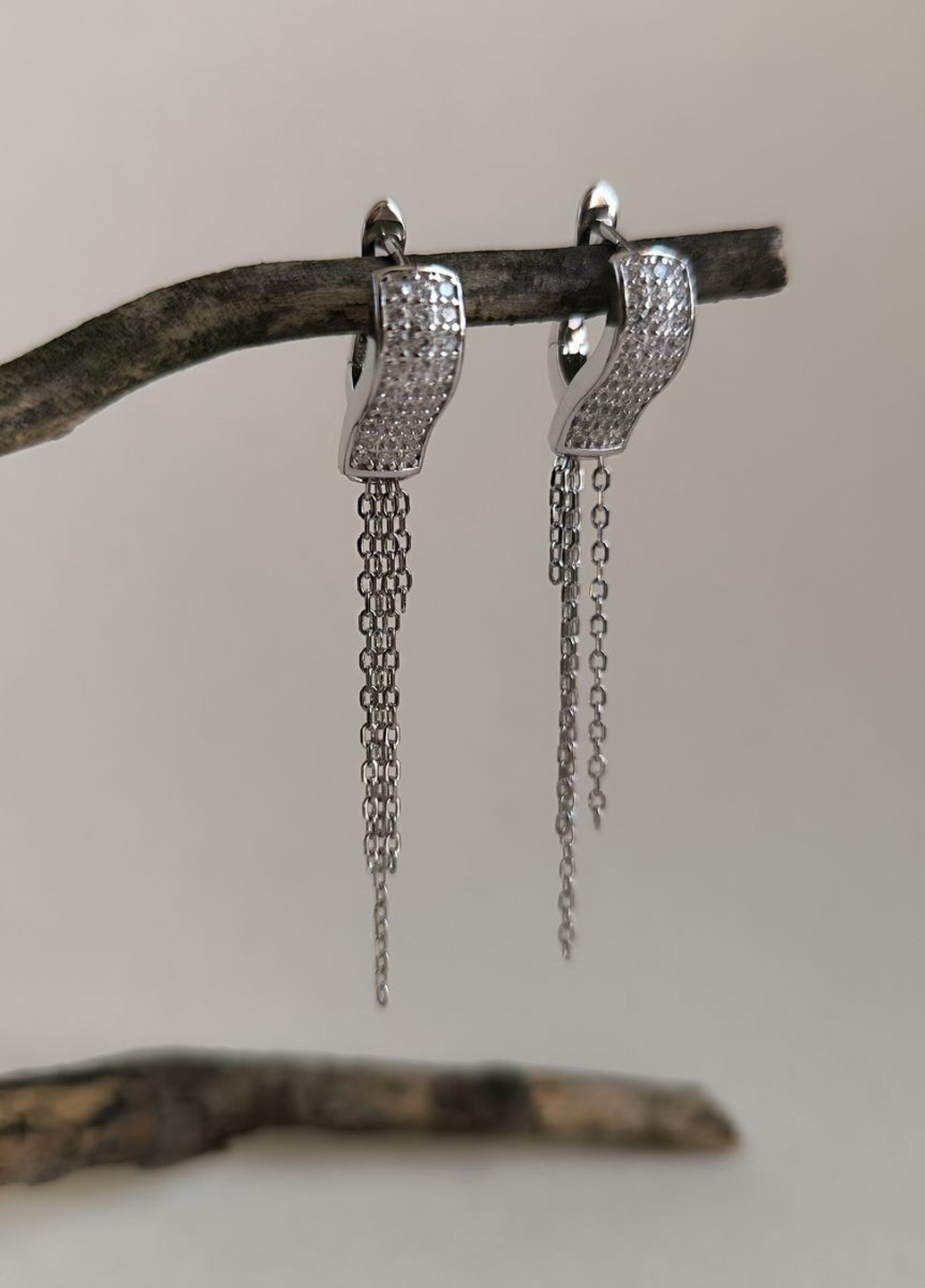 Серьги Silver Flame (336574443)