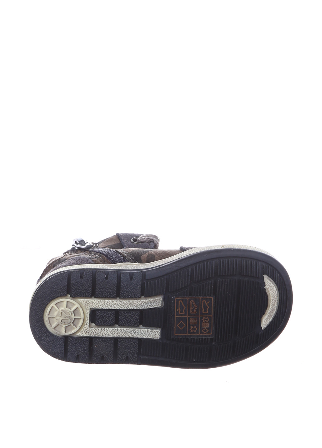 Темно-серые кэжуал осенние ботинки Asso