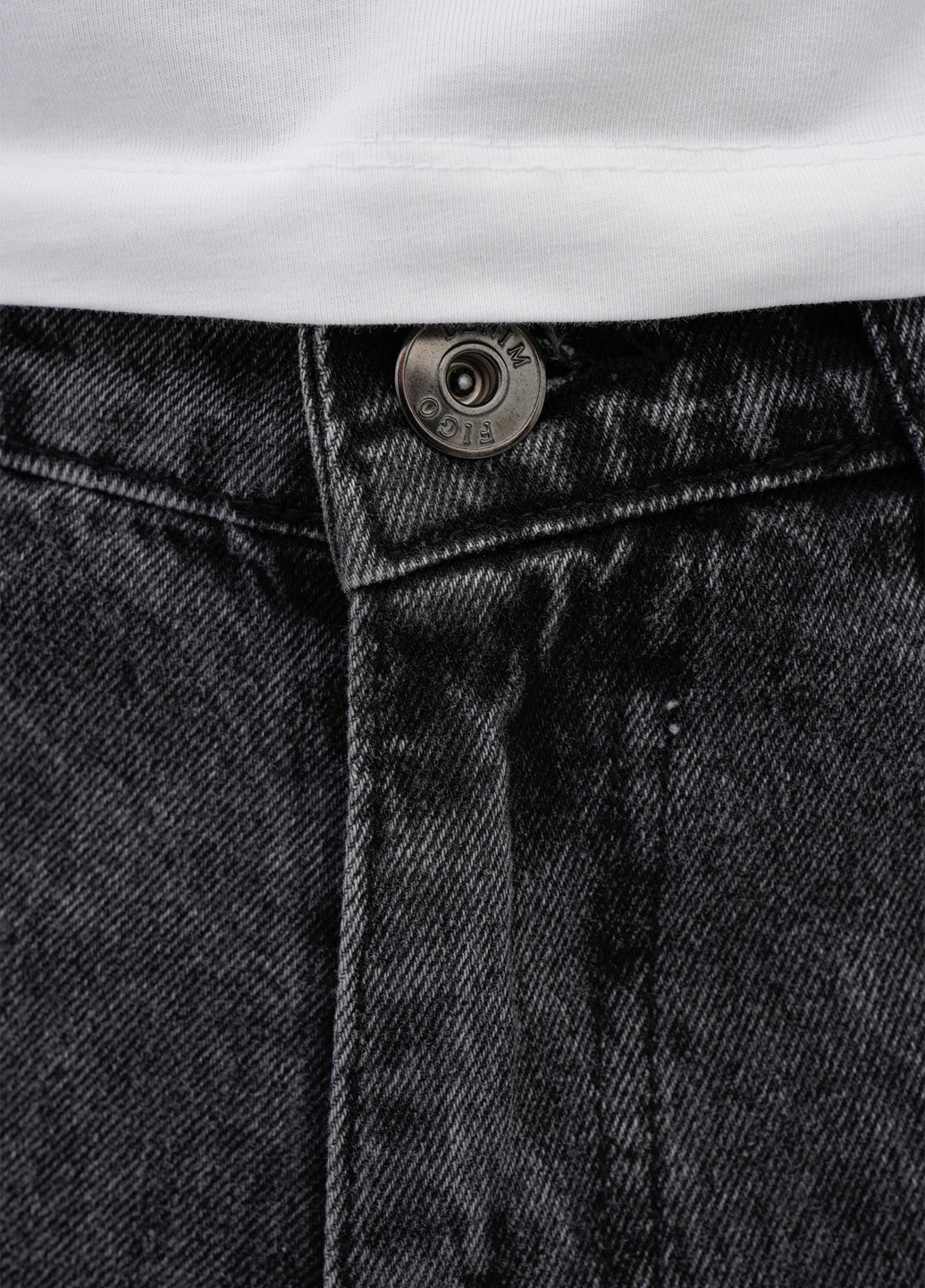 Темно-серые демисезонные прямые джинсы Trend Collection