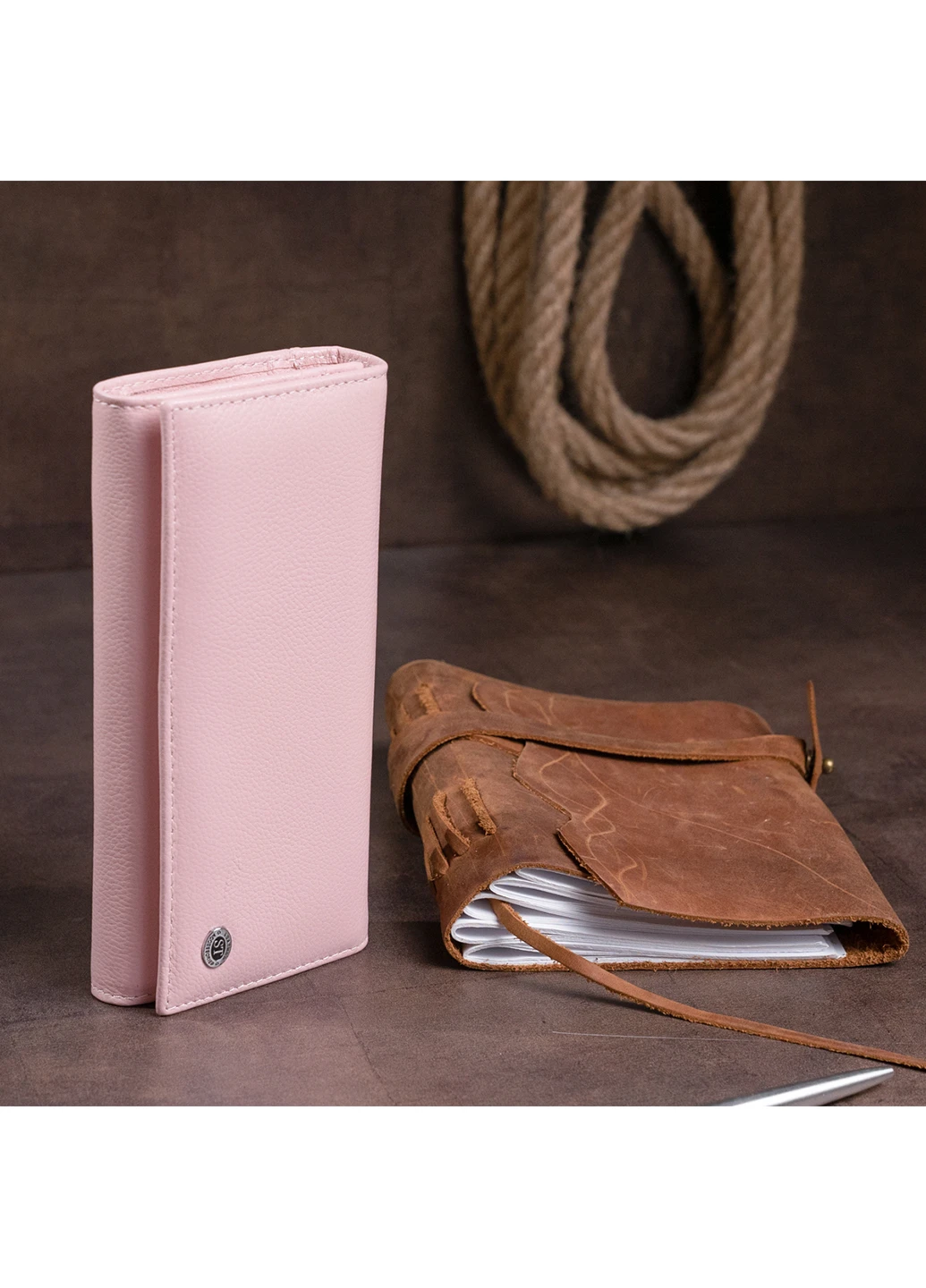 Женский кожаный кошелек 18,5х9,5х2,5 см st leather (252416793)