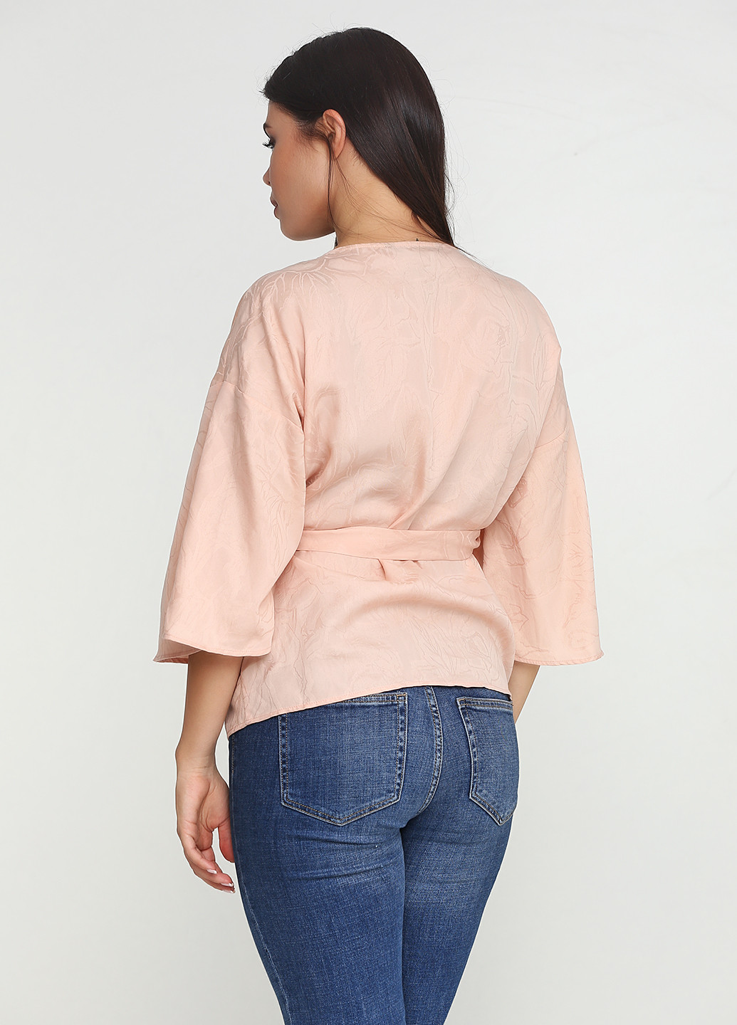 Персиковая демисезонная блуза Zara