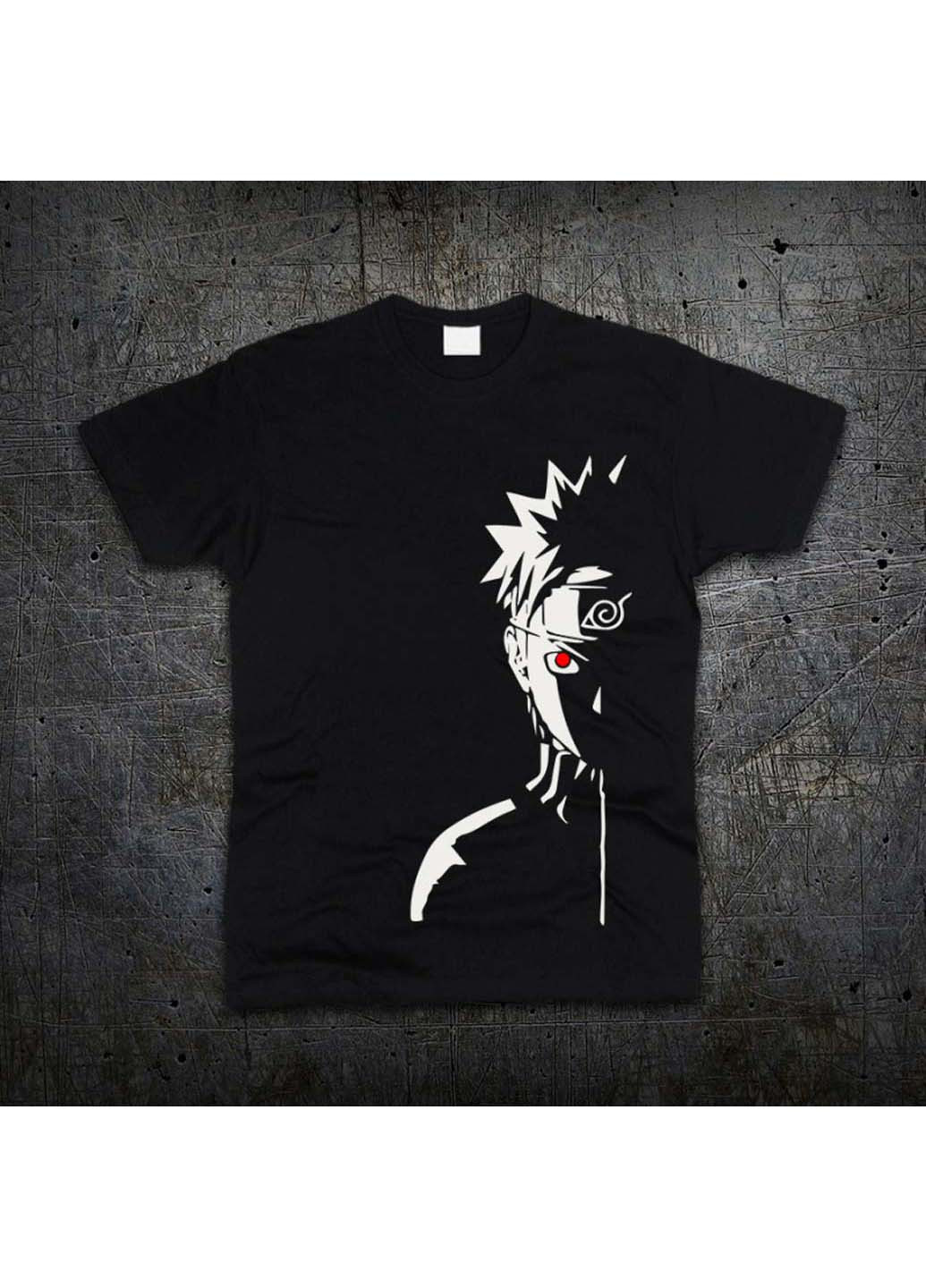 Черная футболка Sol's Наруто Naruto Red Eye