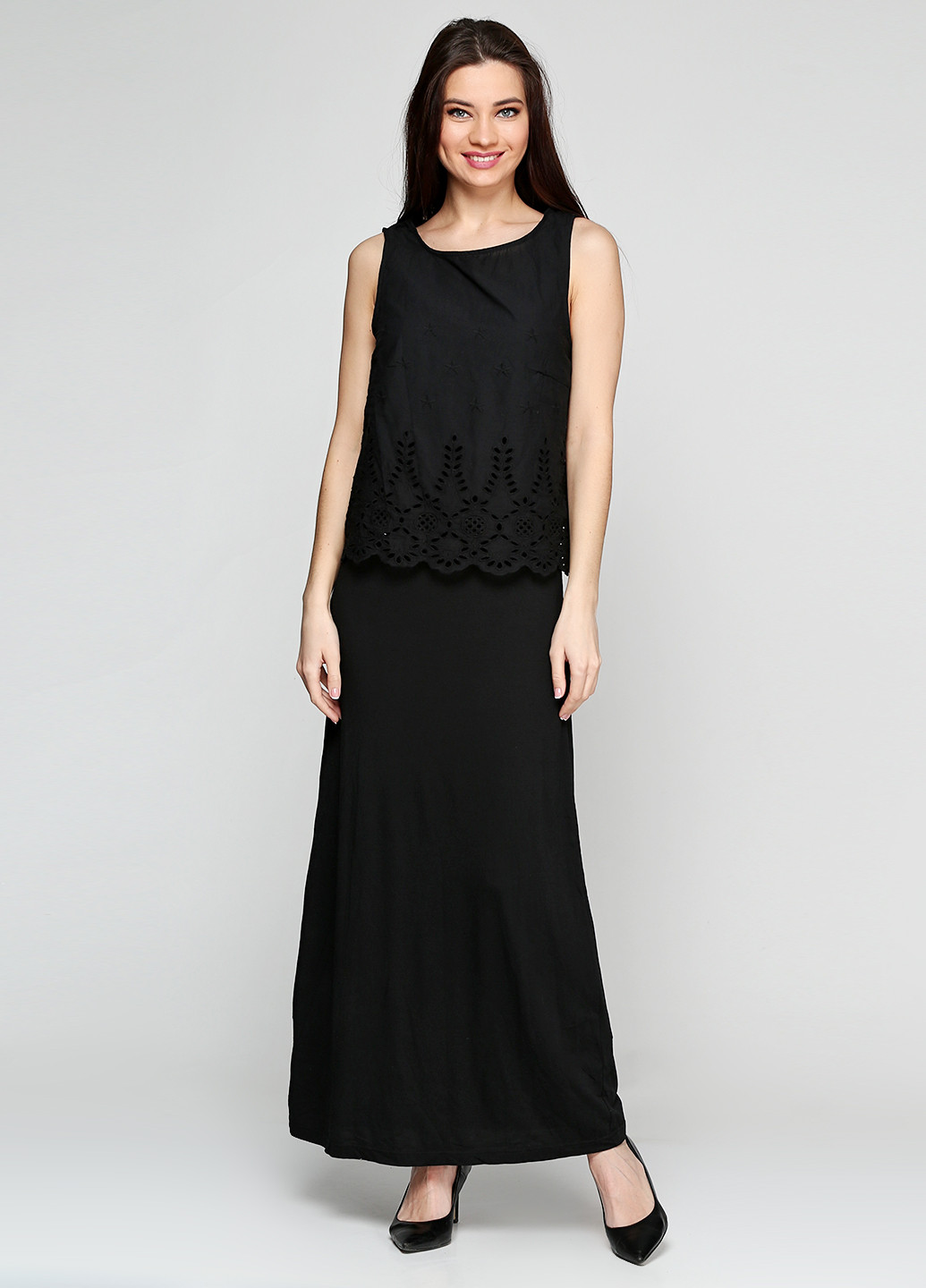 Чорна кежуал сукня Numph однотонна