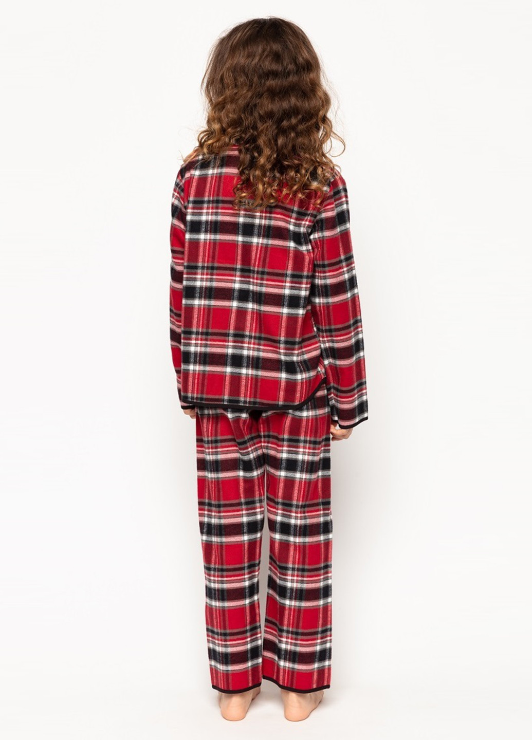 Красная всесезон пижама (рубашка, брюки) рубашка + брюки Cyberjammies