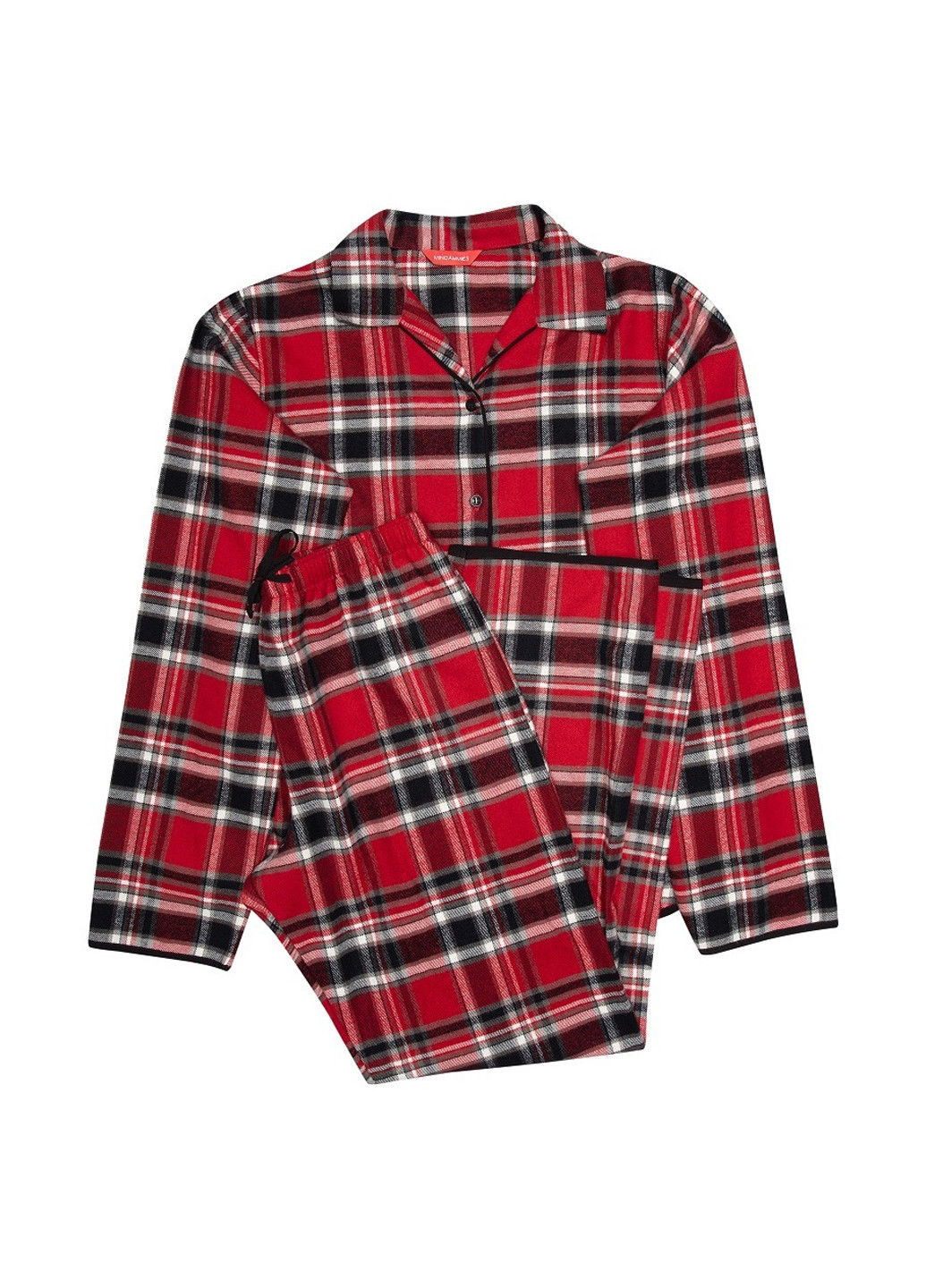 Красная всесезон пижама (рубашка, брюки) рубашка + брюки Cyberjammies